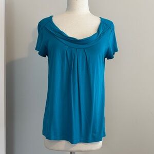 INC International Concepts Teal Short Sleeve Top look